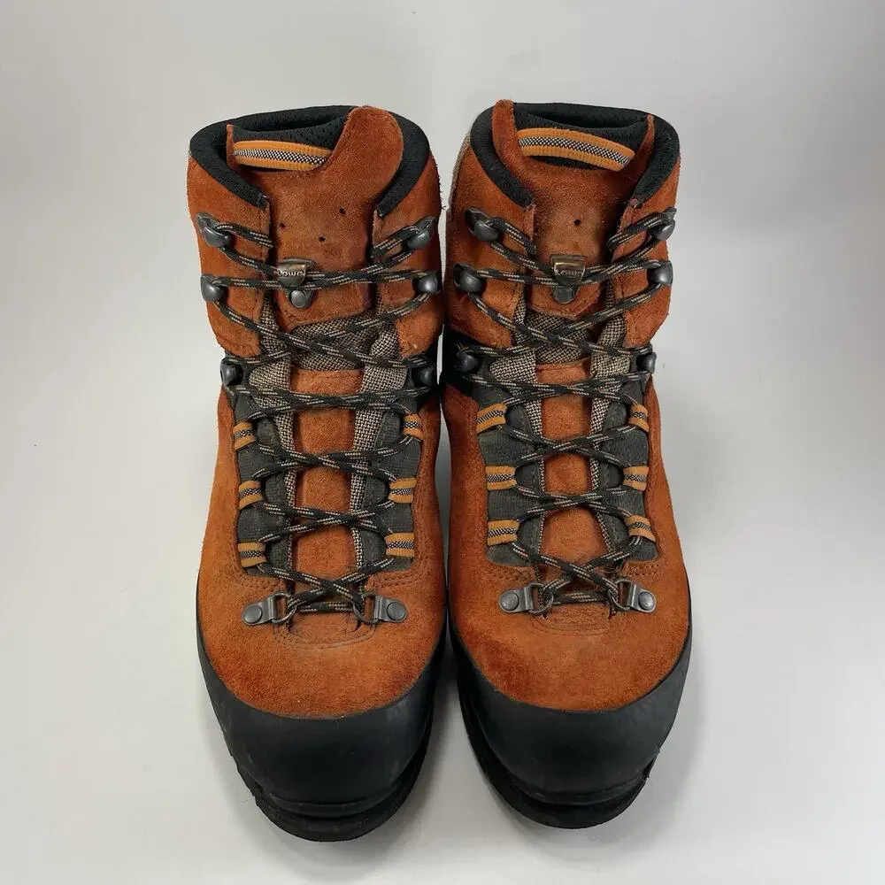 Lowa Cevedale Pro GTX Boots Mens Size 8/41 Orange Black Mountaineering Hiking
